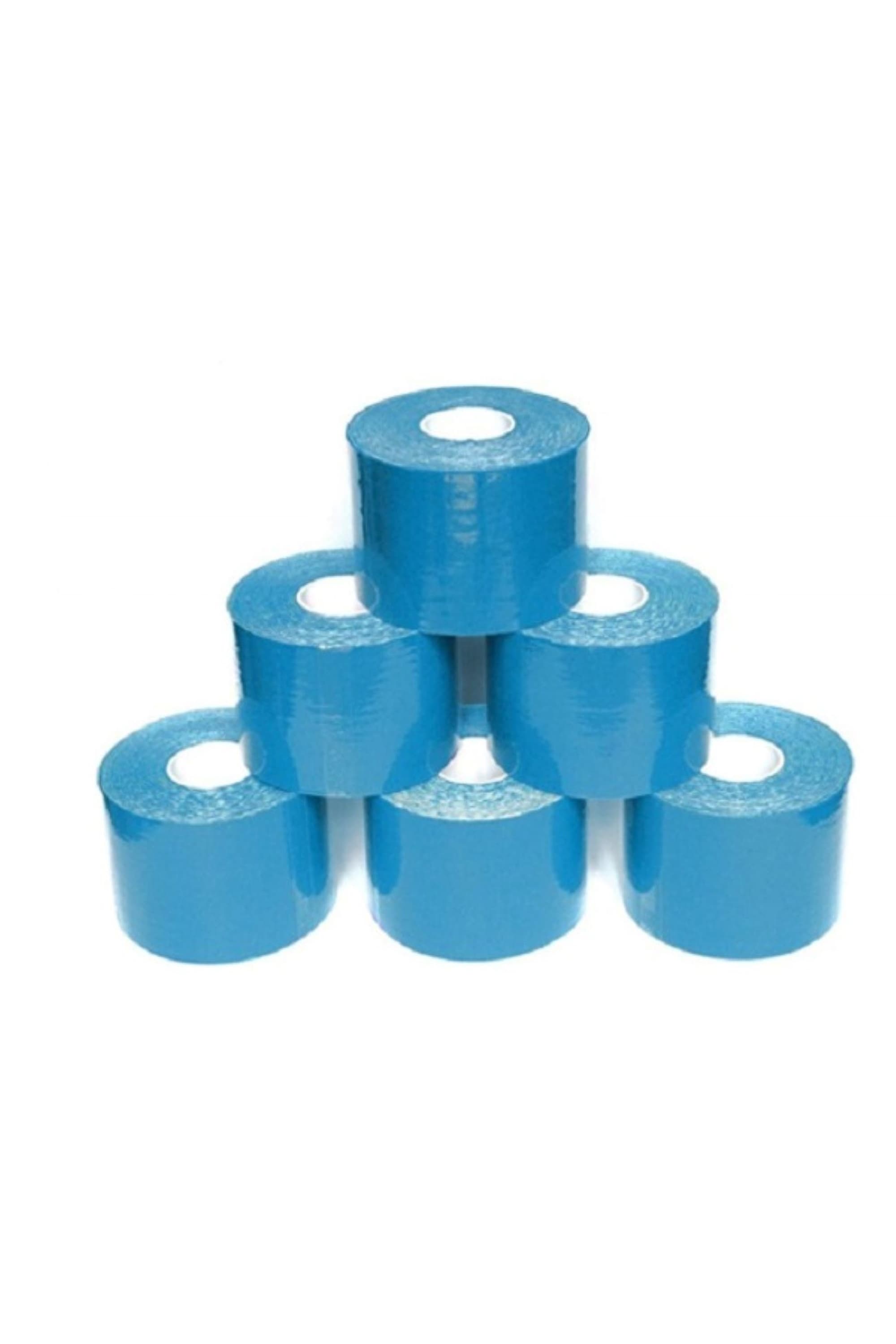 Pack Tape Kinesiologico Azul De 5x5cm (12 Rollos) MKP