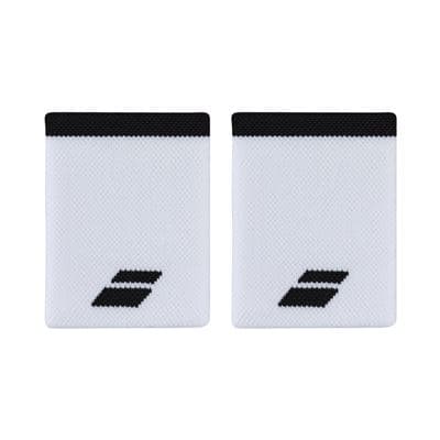 Muñequeras Babolat Logo Jumbo Blanco/negro