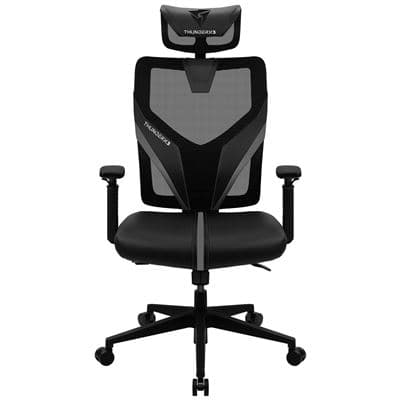 Silla Gaming Ultraconfortable Thunderx3 Yama1 Negra, Soporte Lumbar