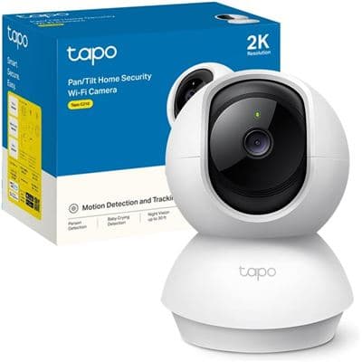 Cámara De Vigilancia Tp-link Tapo C210 Visión Nocturna, Detección De Movimiento, Compatible Con Alexa, Blanco