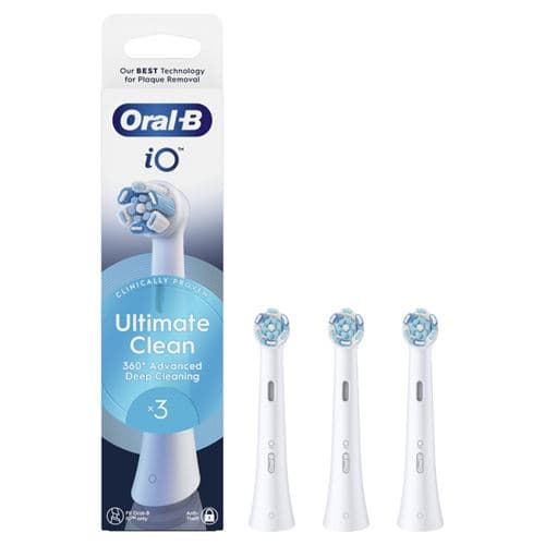 Pack 3 Cabezales De Recambio Para Cepillo Eléctrico Oral-b Io Ultimate Clean