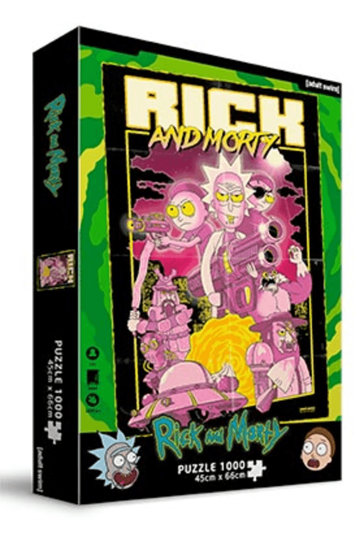 Puzle 1000 Retro Poster Rick Y Morty