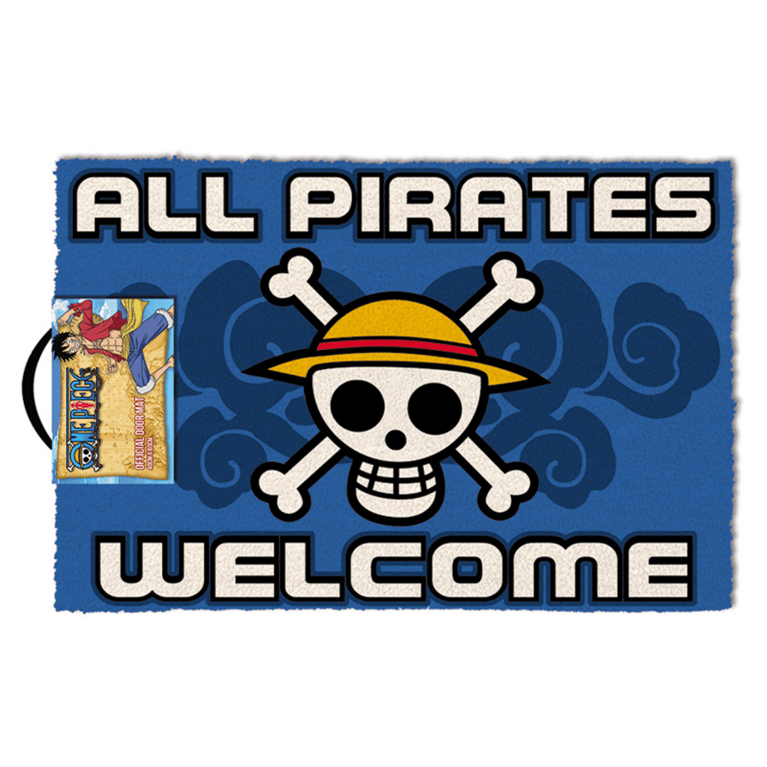 One Piece - Felpudo All Pirates Welcome