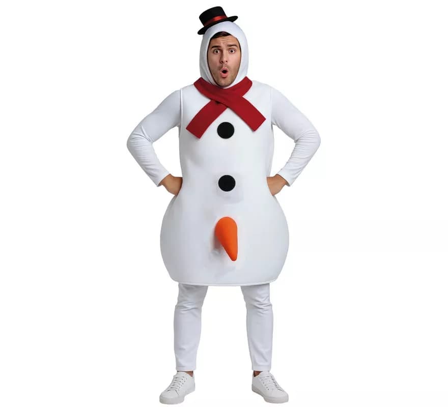 Disfraz de Muñeco de Nieve Divertido para hombre