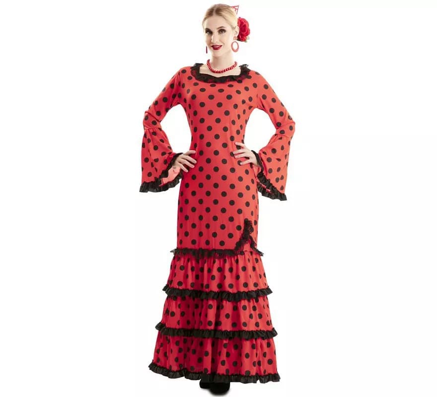 Flamenca Roja para mujer