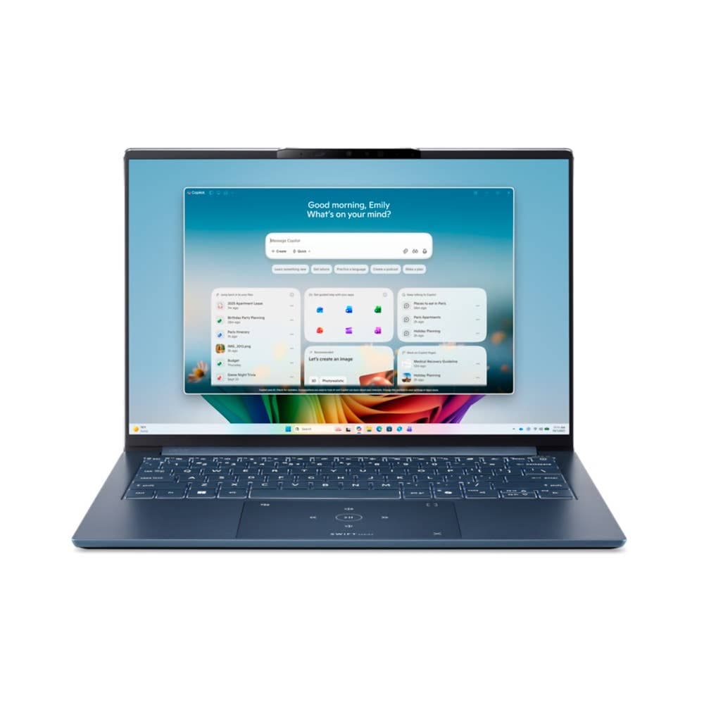 Acer Swift Go 14 AI OLED, SFG14-I71, Portátil Ultrafino, 14", Intel Core Ultra 5, 16GB, 512GB SSD