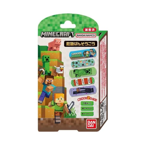 Bandai - First-aid Bandage - 1 piezas - MINECRAFT