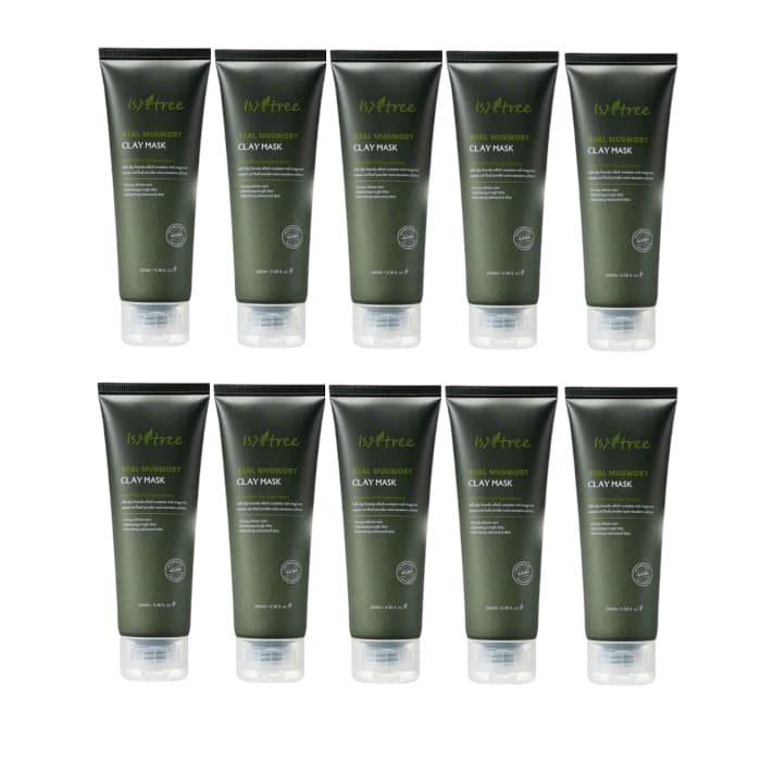 Isntree - Real Mugwort Clay Mask (10c/u) Set