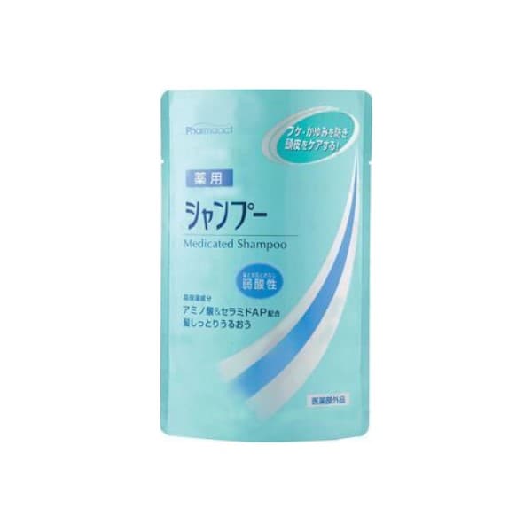 KUMANO COSME - Pharmaact Medicated Shampoo Weak Acidity Refill - 400ML