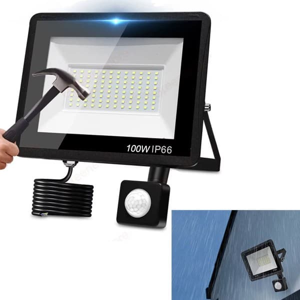 HALOGENO LUZ LED 20W CON SENSOR DE MOVIMIENTO 6000 K IP 66