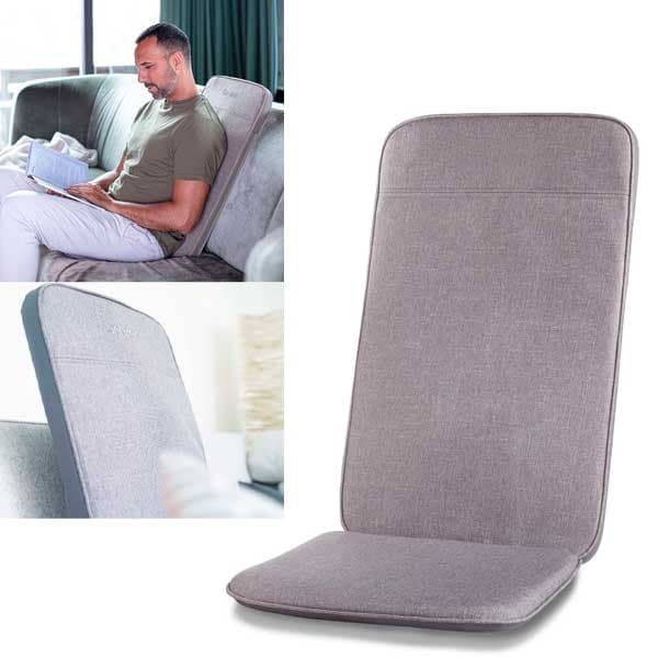 ASIENTO MASAJE SHIATSU CON 4 CABEZALES Y 2 NIVELES