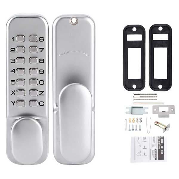 CERRADURA DE COMBINACIÓN MECÁNICA CON TECLADO