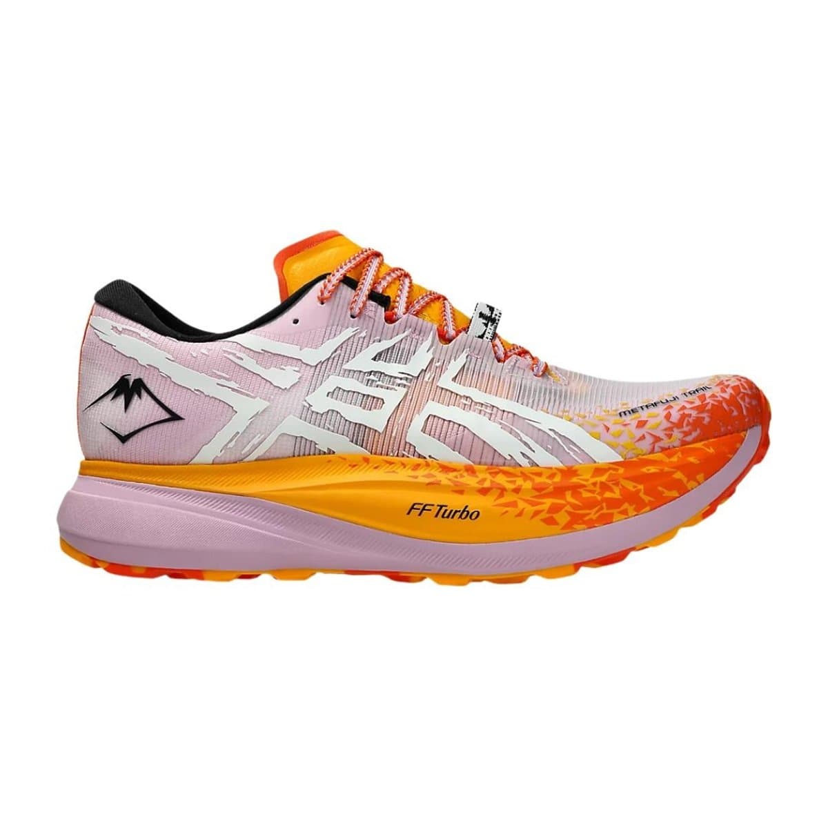 Buty Asics Metafuji Trail Fioletowo-Pomarańczowe SS25, Rozmiar 44,5 - EUR
