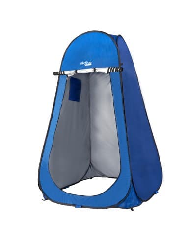 Tienda ducha cambiador para camping sin suelo 120x120x190 cm