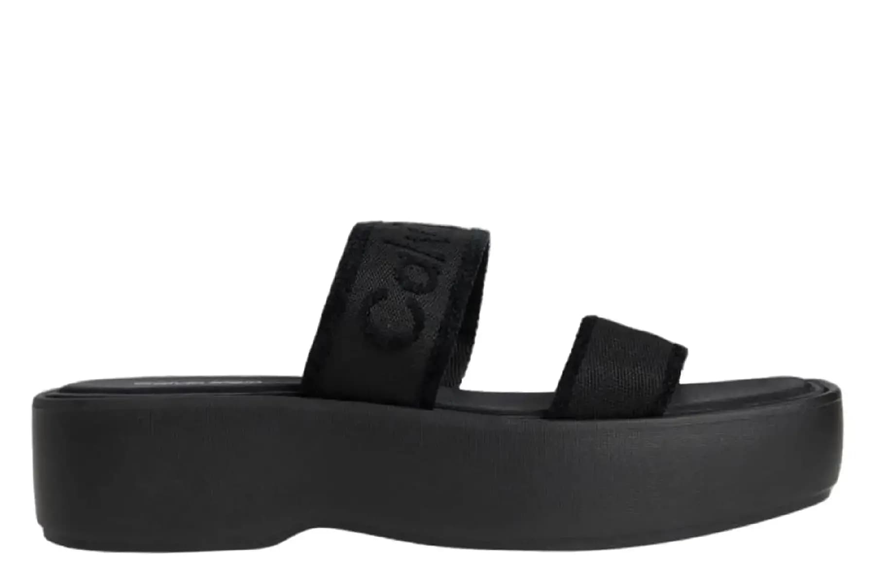 Mules de plataformas mujer FLATFORM SNDL WEBBING Calvin Klein