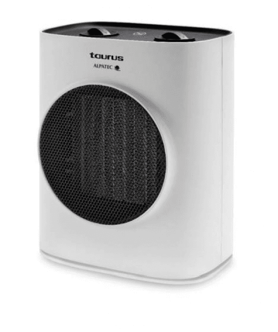 Calefactor Taurus TROPICANO 7CR, tecnología PTC cerámica, oscilante, 1500W, 2 potencias, hasta 20 m2