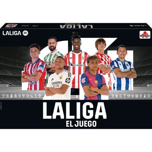 BORRAS - El Juego de LALIGA 24/25, Juego de Mesa de Estrategia basado en la EA Sports. El Juego de Mesa para Amantes del fútbol. Recomendado a Partir