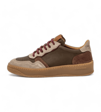 El Naturalista unisex. 2584412B3005_0MU Zapatillas de piel N5844 multicolor (45), Plano, Cordones, Casual