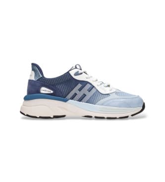 Hispanitas para mujer. SHV264501 Zapatillas Loto azul (42), Piel, Plano, Cordones, Casual