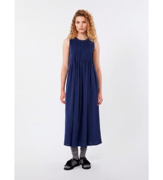 Weekend Max Mara para mujer. 2615621022600 Vestido Wkdricordo azul (M), Casual, Algodón, Sin mangas / Tirantes