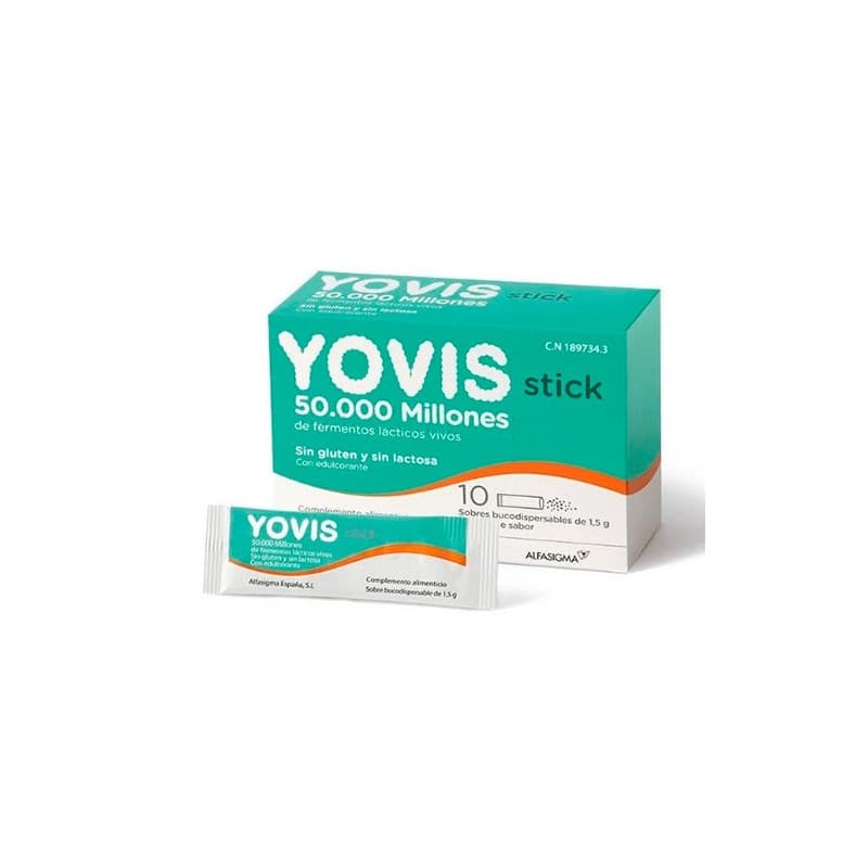 Yovis Stick, 10 sobres bucodispersables