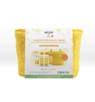 Weleda Set Bienvenido Bebé Caléndula + Bolso de Paseo Regalo