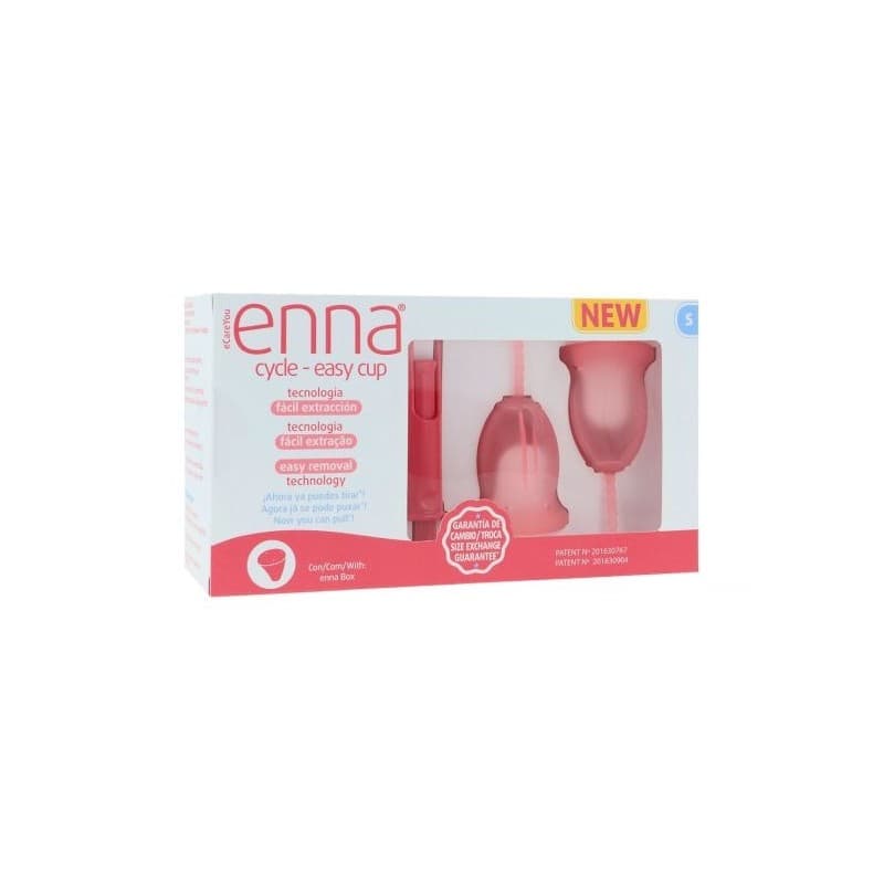 Enna Cycle Copa Menstrual Easy Cup Talla S + Aplicador