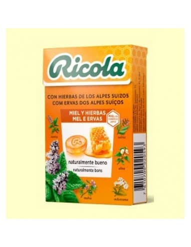 Ricola Caramelos 1 Envase 50 G Sabor Miel Y Hier - Faes Farma