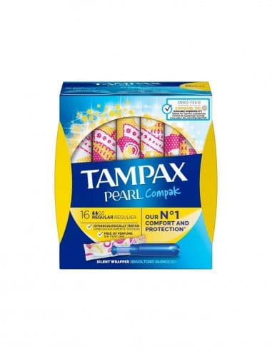 Tampax Compak Pearl Tampon 100%algodon Regular 1 - Procter & Gamble