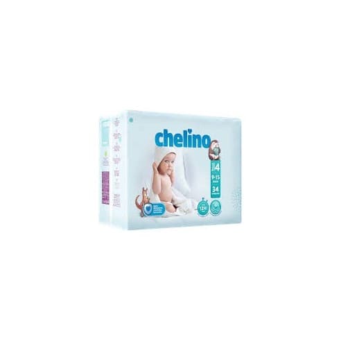 Chelino Pañal Infantil T4 (9-15 Kg) 34 Unidades - Indasec