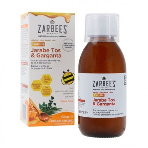 Zarbee's Jarabe Familia Tos Y Garganta 150ml