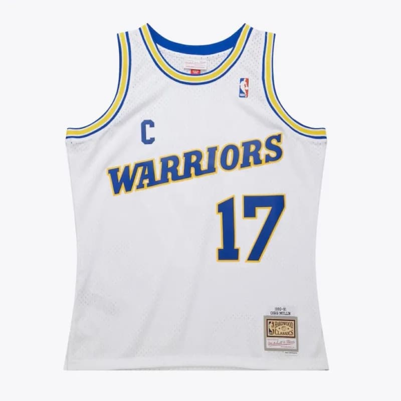 Camiseta Chris Mullin Golden State Warriors 1990 Mitchell & Ness retro swingman