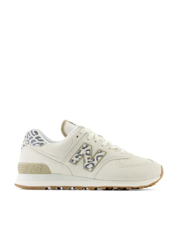 NEW BALANCE - Zapatillas New Balance WL574 en color beige para mujer 37.5