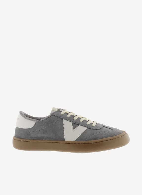 VICTORIA - Zapatillas Victoria Olmo barefoot serraje en color gris para mujer 39