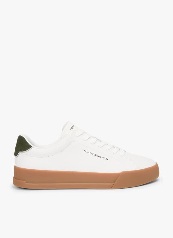 TOMMY HILFIGER - Zapatillas Tommy Hilfiger Th Court Lth Detail Ess en color beige para hombre 41