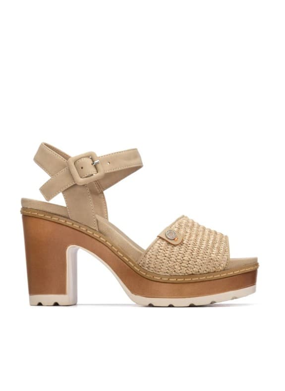 REFRESH - Sandalia Refresh 17528101 en color taupe para mujer 38
