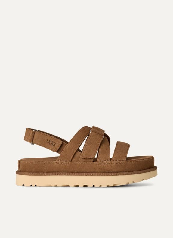 UGG - Sandalias Ugg Goldenstar Gleam en color cuero para mujer 39