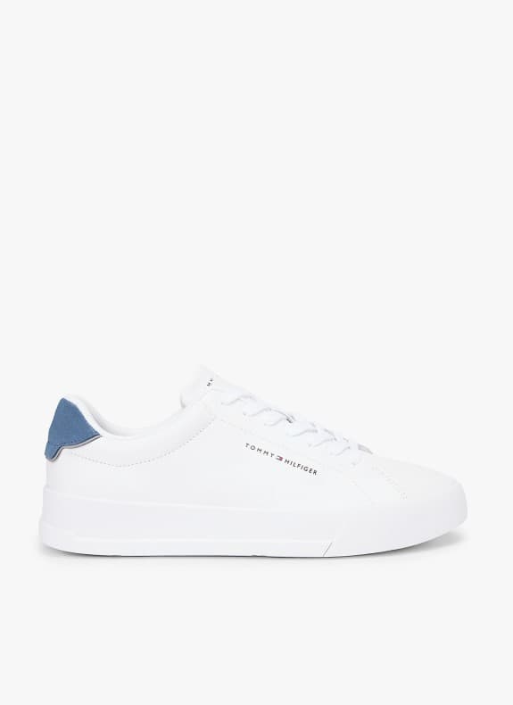 TOMMY HILFIGER - Zapatillas Tommy Hilfiger TH Court LTH Detail Ess en color blanco para mujer 43