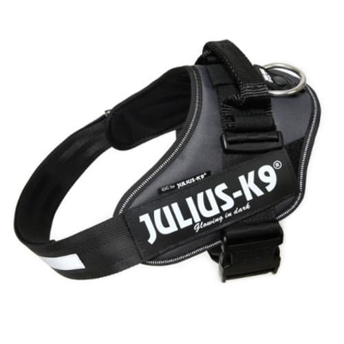 Julius K9 Arnés Ergonómico Gris para perros