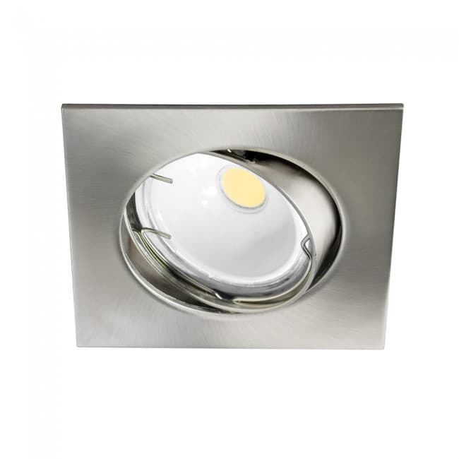 Empotrable led basic basculante cuadrado níquel (8w)