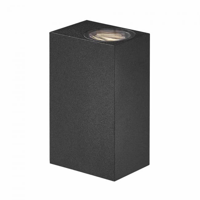 Aplique de exterior led asbol kubi (2x6,50w)