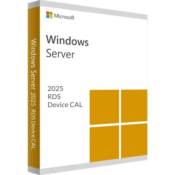 Microsoft Windows Server 2025 RDS Device CAL (CAL Cantidad: 25 CALs)