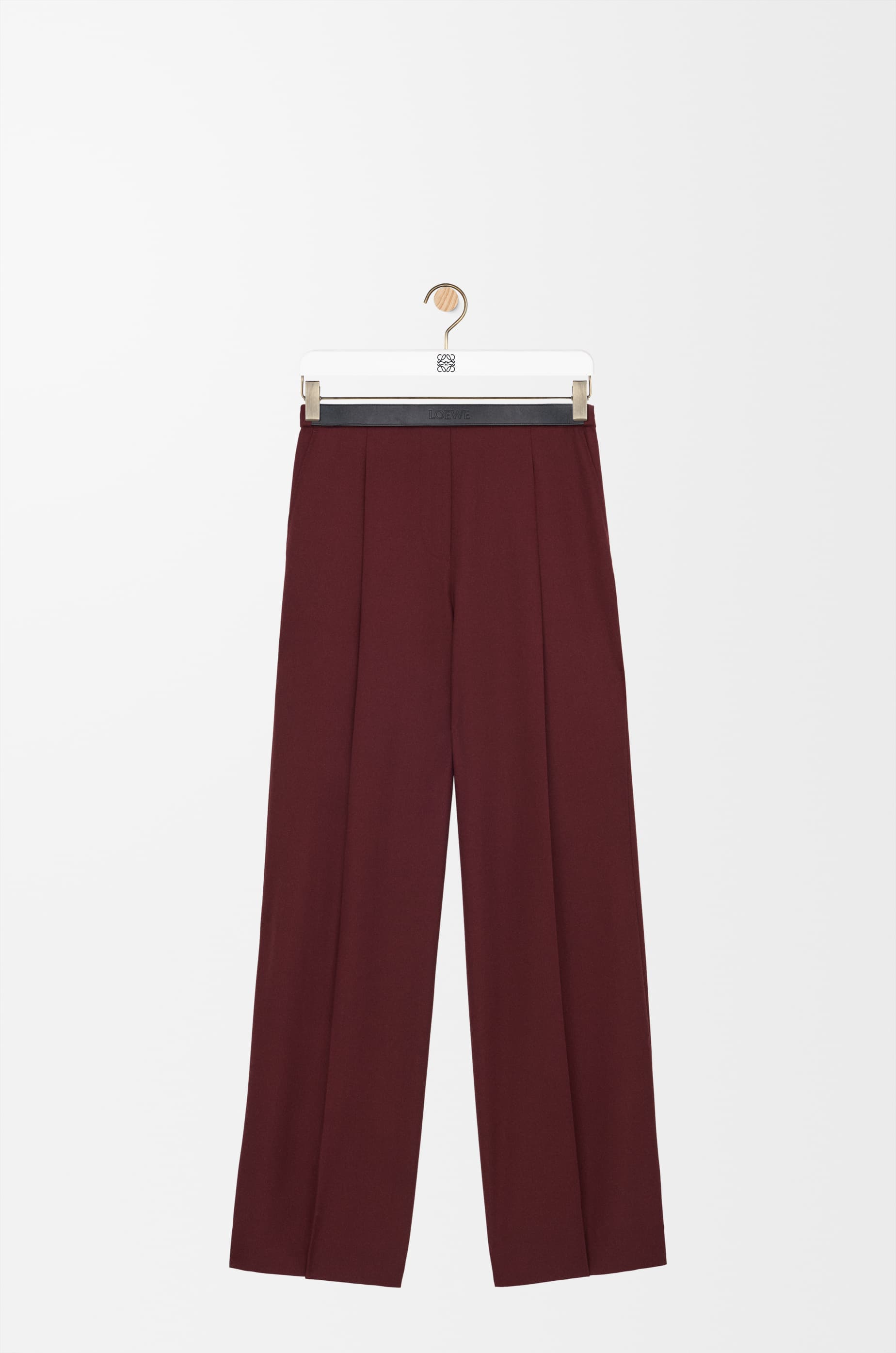 LOEWE - Pantalón En Lana Size:42 Mujer