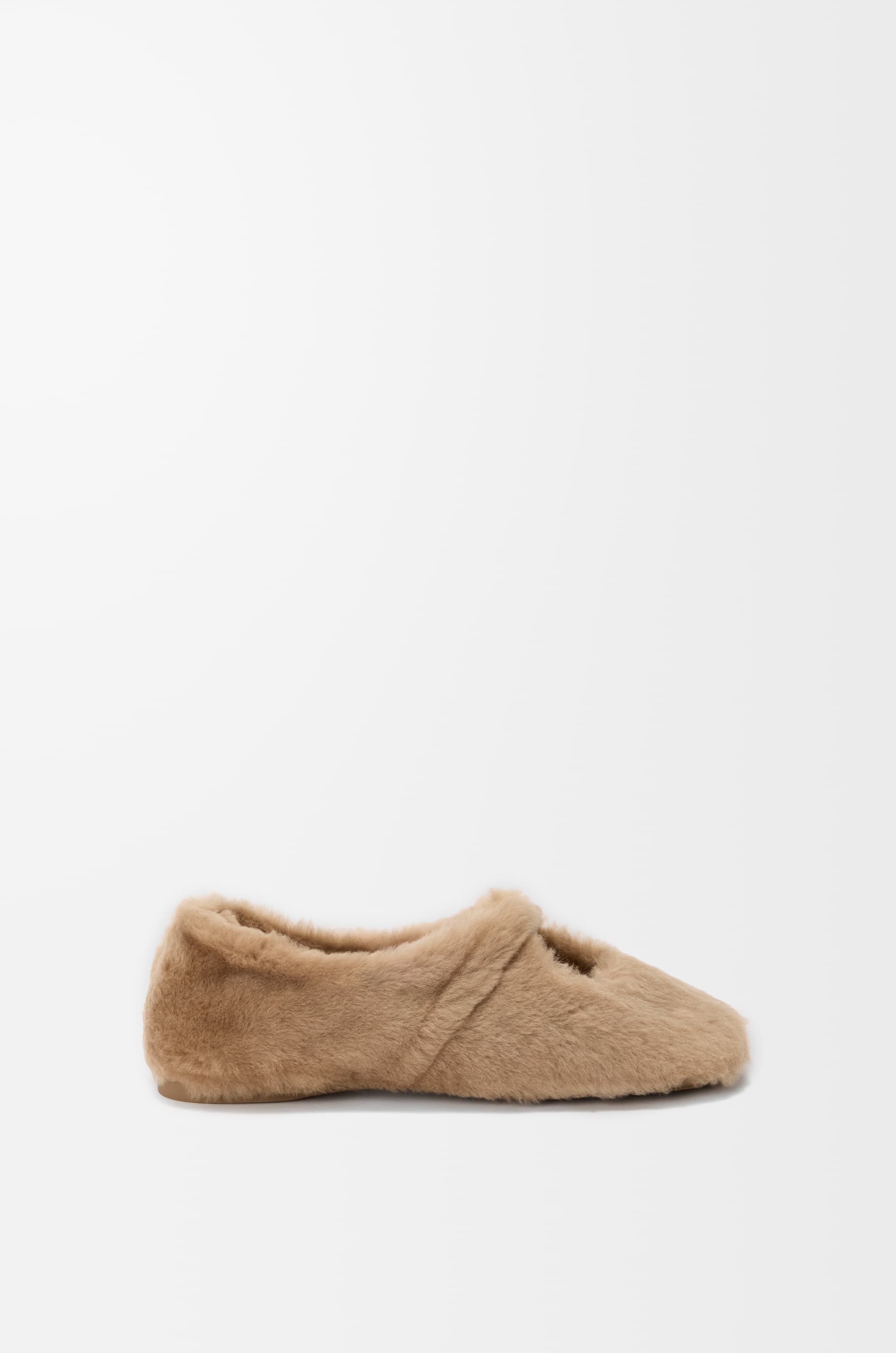 LOEWE - Bailarina Pebble Soft En Lana De Oveja Size:38 Mujer