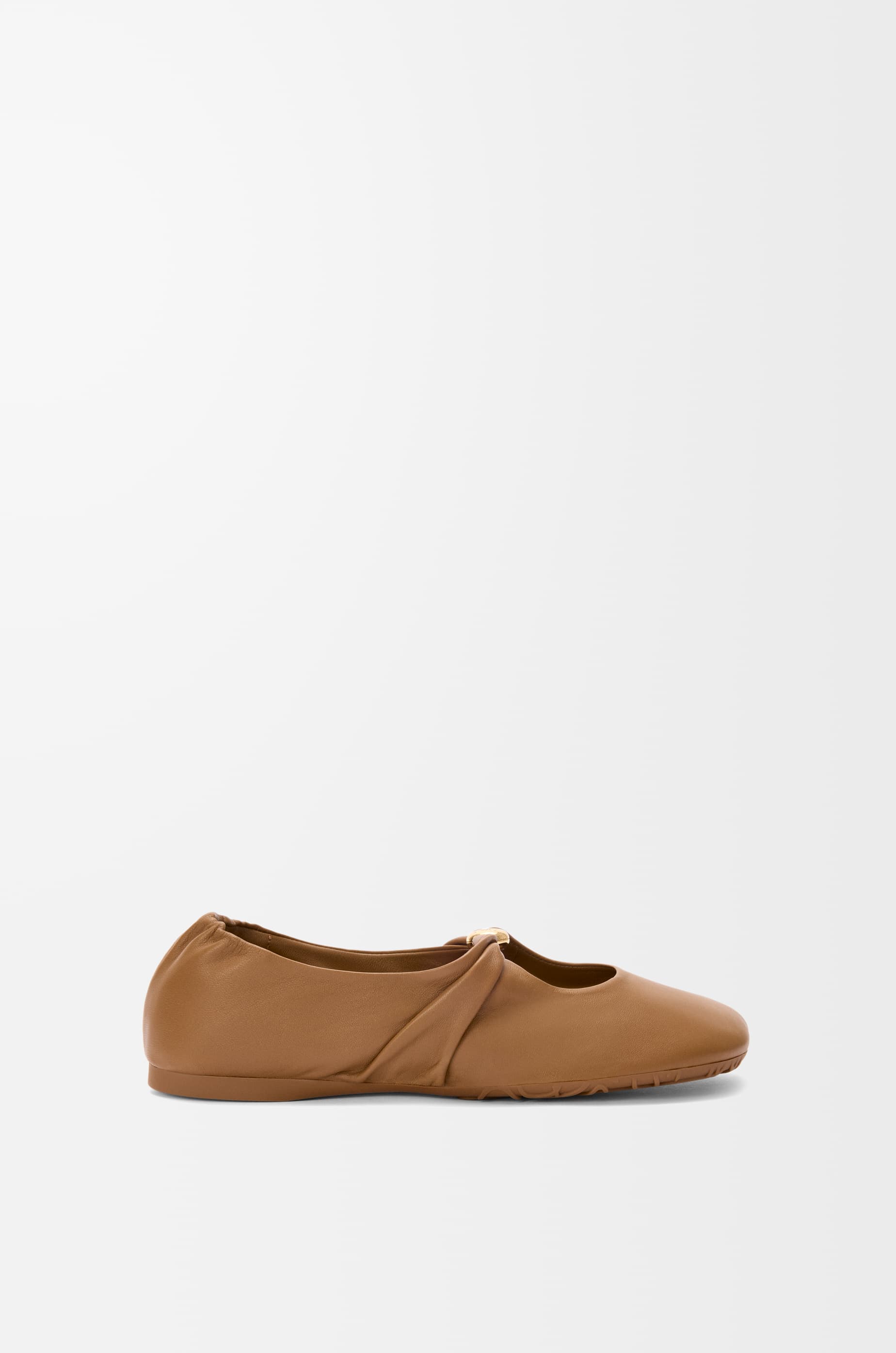 LOEWE - Bailarina Pebble Soft En Piel Napa De Cordero Size:35 Mujer
