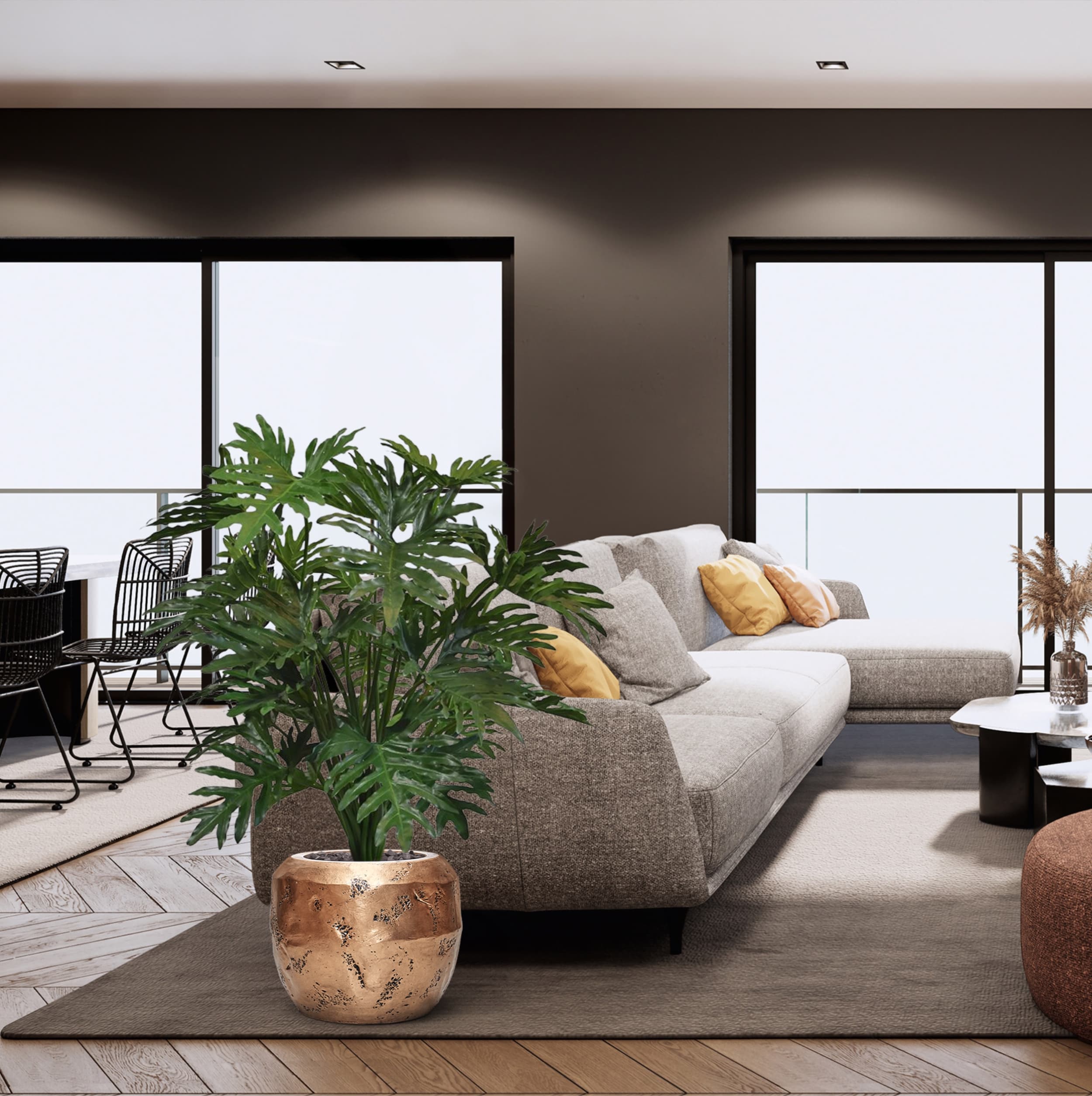 Planta artificial Philo Selloum XL 125cm