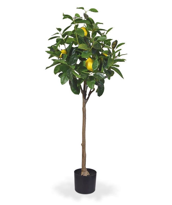 Arbol artificial de limon sobre tronco 120cm