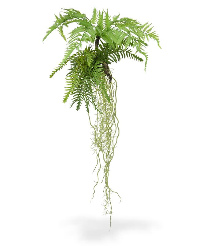 Planta colgante artificial de helecho Tillandsia 90 cm