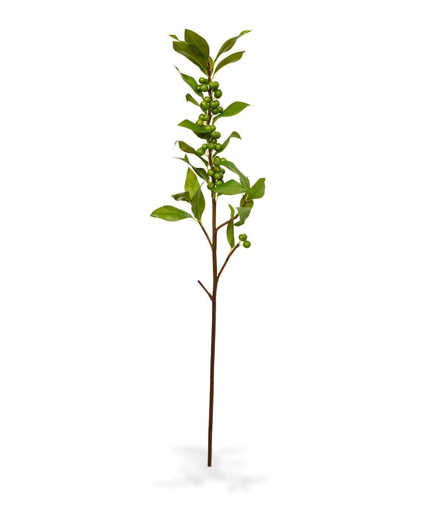 Rama artificial Hollyberry 75 verde
