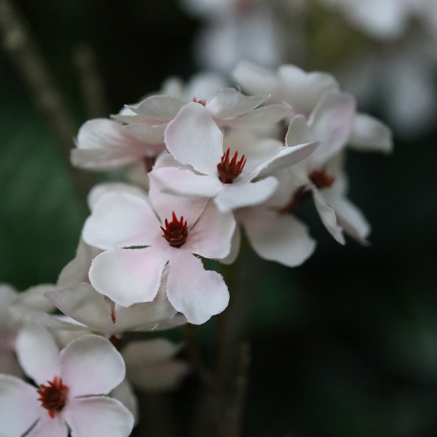 Rama artificial flor de peral 100cm crema